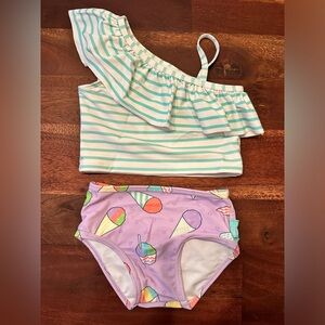 RuffleButts Snow Cone Ruffle Tankini